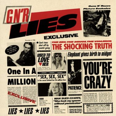 G N’ R Lies Album Cover